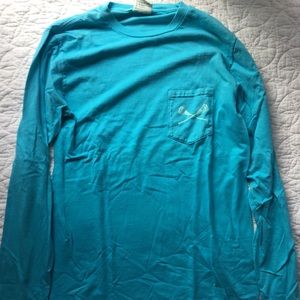 Long sleeve whale/lacrosse T-shirt